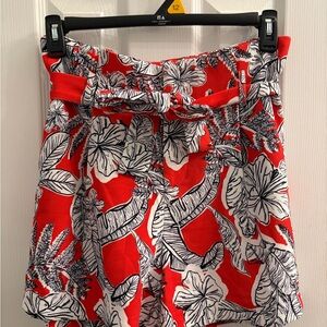 Lucy Paris Shorts Women's Tropical Print NWT